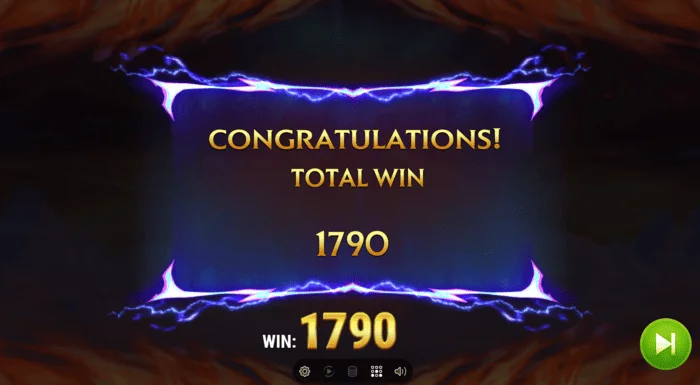 Total kemenangan Colt Lightning Inferno