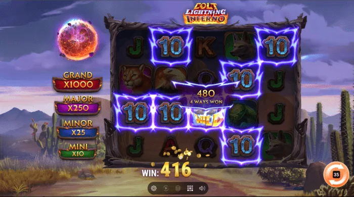 Kemenangan Colt Lightning Inferno